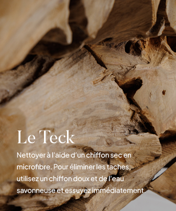 Entretien du bois de teck